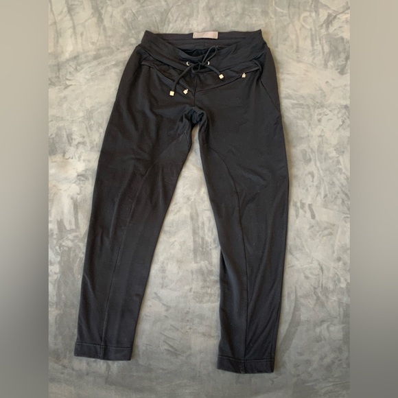 Marithe Francois Girbaud Black Track Pants - Picture 1 of 8